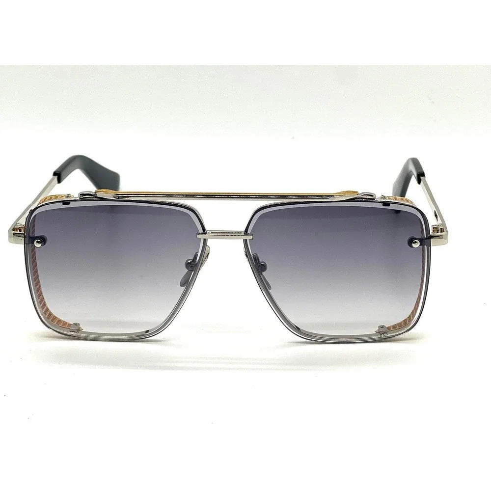 Sunglasses Women‎ Silver Gold Rectangular Outfit Driving Sunny Shades Lady Style